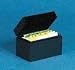 Buddy Products 558-4 Buddy Products 5 X 8 Steel Card File, 5 File Depth, 100-Card Cap, Black