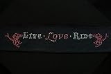 Live, Love, Ride Rhinestone Head Wrap By Open Road