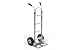 Aluminum Hand Truck Double Handle Pneumatic Wheels