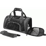 Sherpa-Sport Duffle Pet Dog Cat Carrier Tote- Small-Black 44070 airline approved soft sided