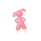 Girl/Pink Chopstick Kid Chopstick+Holder by Fred