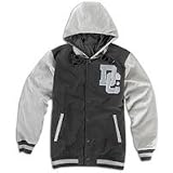 DC Jay Varsity Jacket - Men's ( sz. M, Black/Grey )