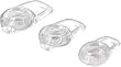 Spare Large Eartips Kit Discovery 925 (pack of 3 )