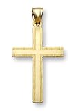 14K Gold Cross Pendant