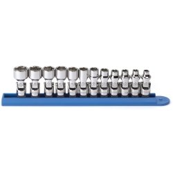 KD Tools KDT80311 12 Piece 1/4" Drive Metric 6 Point Flex Socket Set