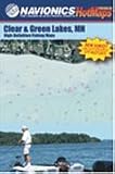 CLEAR &AMP; GREEN LAKES, MN FISHING MAP