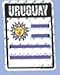 3 x 4 Uruguay Sticker