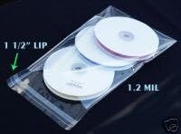 1000 pieces 12x16" Resealable Reclosable Self Adhesive Cello BOPP Bags 1.2 mil for display gift and retail packaing
