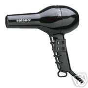 Solano Model 130 Professional Hair Dryer 125V/60hz 1500W Black Color
