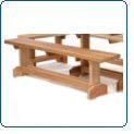 Cedar 6 Foot Market Bench - Unassembled