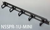 日本製線　整線パネル（1U・5リング型ミニ）　NSSPR-1U-MINI