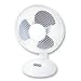 9" Fan (Cold Air) - 9 inch Desk Top Static & Oscillating Cooling Electric Fan (23cm) 2 speed Adjustable Tilt (Table model) - High Quality Model with Metal Mesh front for strength & safety - 35 watt ULTRA COOL White Finish