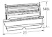 Rotisserie Stainless Steel Burner Housing for Ducane Grills