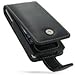 PDair Leather Case for Microsoft Zune HD - Flip Type (Black)