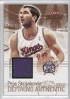 2004-05 Fleer Throwbacks Defining Authentic Jerseys #PS - Peja Stojakovic