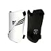 Adidas +F50 Lite Football Shin Guards / Pads (Size: Large) (Colour: White / Black )
