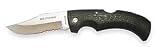 Westward 1YJE3 Folding Lock-Back Knife, Black, 3 1/4 In