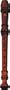 Yamaha YRS-64 Rosewood Soprano Recorder