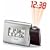 Oregon Scientific Silver Easy line Radio Controlled Projection Alarm Clock RM622P