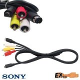 Ex-Pro - Sony VMC-15FS AV 1.5m Audio Video Cable Lead for DCR-DVD308E, DCR-DVD403E, DCR-DVD404E