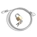 Security Cable Kit - Includes Cable Padlock And 3 Keys