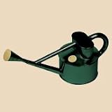 Haws V170 Professional Sow and Grow 2.6 Quart Metal Watering Can - Green