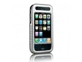 Case-Mate Signature Carbon Fibre Leather Case for iPhone 3G - Silver