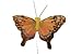 Artificial Feather Butterflies 3 Inch 24 Pieces New
