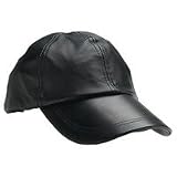 Giovanni Navarre Leather Baseball Cap