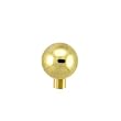 Solid 14KT Yellow Gold Internally Threaded Replacement Ball 3mm - 14 Gauge