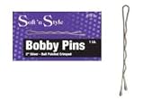 Soft'N Style 2' Silver Bobby Pins - 1 Lb.