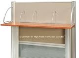 Review O'Sullivan Industries Inc  / Hanging Shelves, TQ Solutions, 39 3/8w, Avenue Oak (OSL12566AOT)