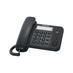 Panasonic KX-TS520GB, Schnurgebundenes Telefon, 3 Kurzwahltasten, schwarz