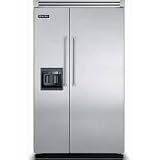 Viking 48 in Professional Series Side by Side Refrigerator w/ Ice and Water Dispenser - VCSB483D/VCS