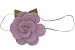 Baby Flower Headband. Stretchy for Infant, Toddler, Girl. Skinny Headband. Felt Rose Allie.