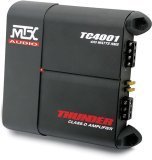 MTX Thunder TC4001 Mono subwoofer amplifier -- 400 watts RMS x 1 at 2 ohms