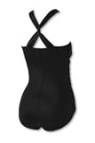 Women's Regular Ruched X-back Tummy Control Swimsuit