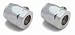 Search Our Specialty Mall : Magna-Clamp Fuel Line Fitting 3/8 in. ID Hose 8AN Quantity 2 Chrome