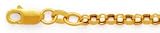 14k Gold Rollo Chain-3.3mm 16 , 18 , 20 or 24 IN