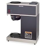Quality Product By Bunn-O-Matic Corporation - 2-Warmer Coffee Brewer 16x8x20 ainless eel/Black