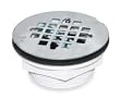 Industrial Grade 1RLU7 Shower Drain, Compression, PVC, SS Grid