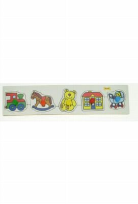 Childrens Toyshop  Toys : Childs Lift & Match Pegged Puzzle - Toys Ages 1+ - Wooden Educational Toy