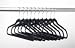 ULTRA-SLIM VELVET SUIT HANGERS - SET OF 10- BLACK