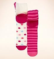 2 Pairs of Cotton Rich Assorted Crawler Tights