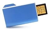 Art Lebedev Studio 4GB Blue Folderix USB Flash Drive