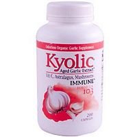 Kyolic - Formula 103 Aged Garlic Extract With Vitamin C Astragalus Mushrooms - 200 Capsules 2 PackB001E10702 