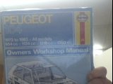 Peugeot 104 owners workshop manual