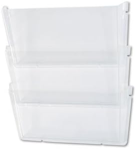 deflect-o Unbreakable DocuPocket Wall Files FILE,WALL,3-POCKET,LTR,CR 4038241 (Pack of2)