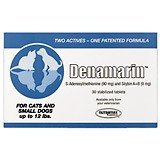 Denamarin Tabs for Cats and Small Dogs, 0-12 lbs, 30 Tablets Blue