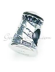 Sterling Silver Lighthouse Zable Bead Charm BZ1402